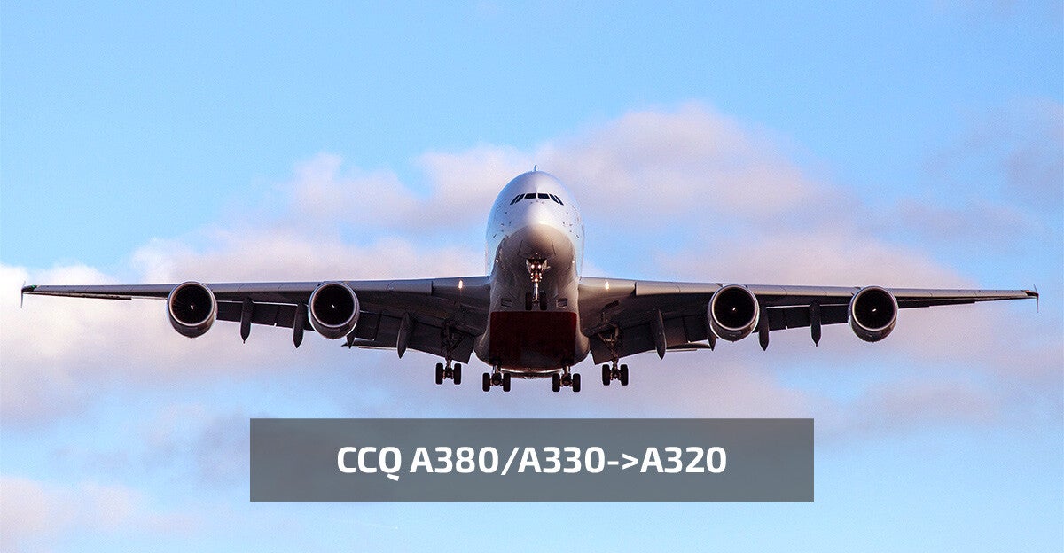 CCQ A380/A330 a A320